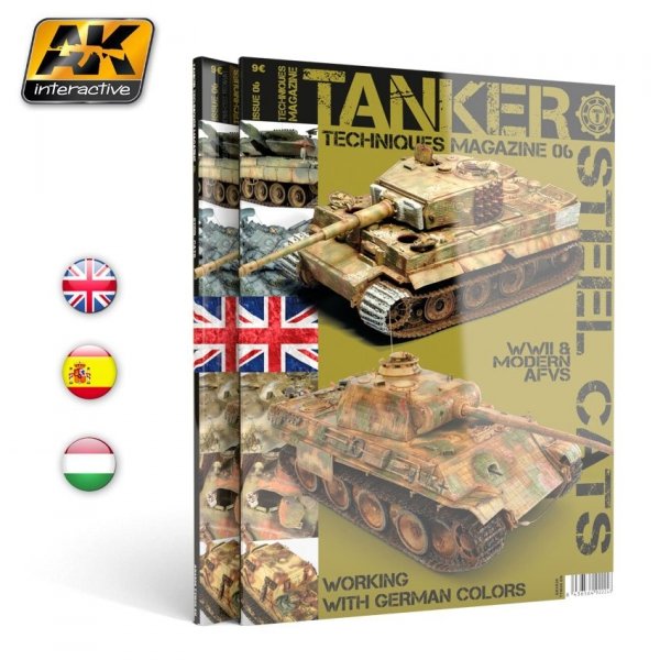 AK Interactive AK4826 TANKER 06: STEEL CATS (English)