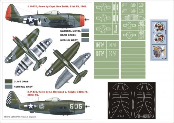 Montex K32117 P-47D Bubbletop for HASEGAWA 1/32