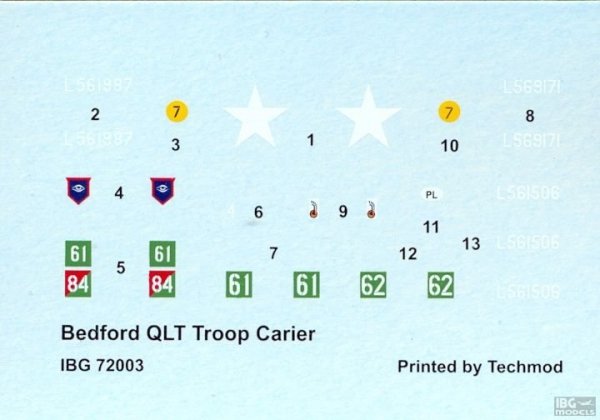 IBG 72003 Bedford QLT Troop Carrier 1/72