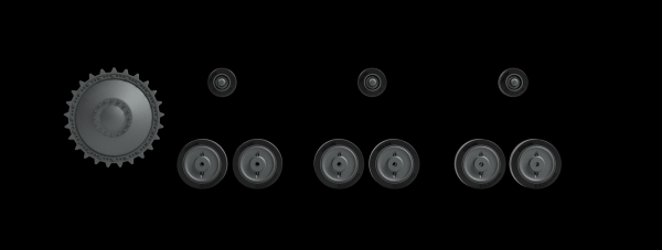 Panzer Art RE35-787 Pz.Kpfw II b Road wheels set 1/35
