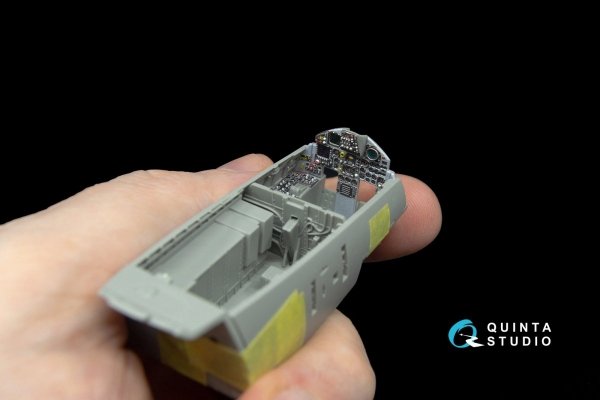Quinta Studio QD48039 F-15C 3D-Printed &amp; coloured Interior on decal paper (for GWH kit) 1/48