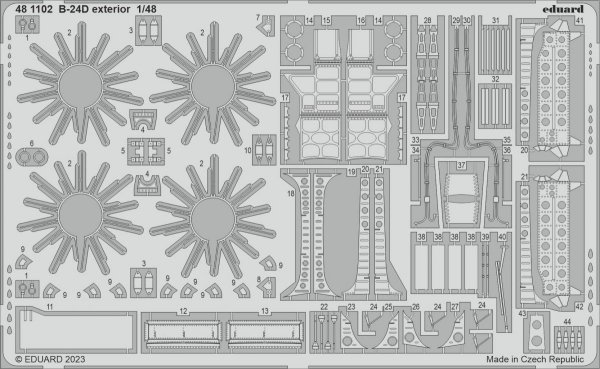 Eduard 481102 B-24D exterior REVELL 1/48