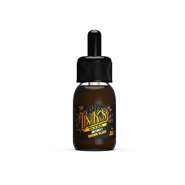 AK Interactive AK16011 BROWN BLACK – INK 30ml