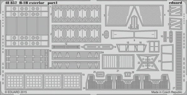 Eduard 48857 B-1B exterior 1/48 REVELL