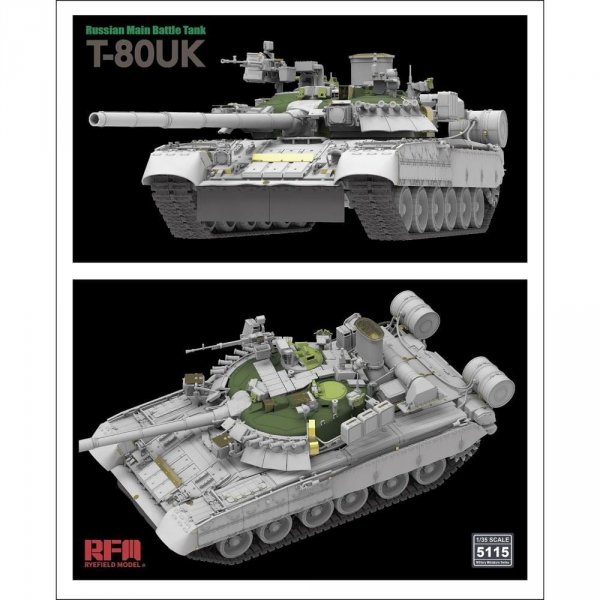 Rye Field Model 5115 Russian T-80UK Main Battle tank 1/35