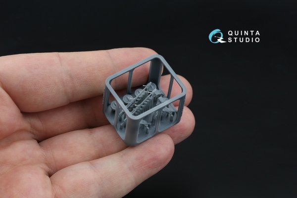 Quinta Studio QD+48574 Fairey Battle Mk.I 3D-Printed &amp; coloured Interior on decal paper (Trumpeter) (with 3D-printed resin parts) 1/48