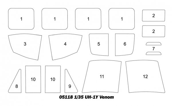 Trumpeter 05118 UH-1Y Venom 1/35