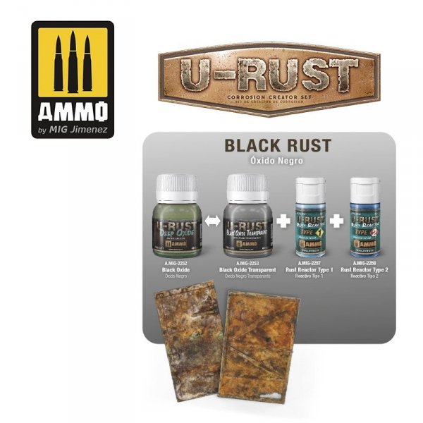 Ammo of Mig 2253 U-RUST BLACK OXIDE TRANSPARENT (40ml)