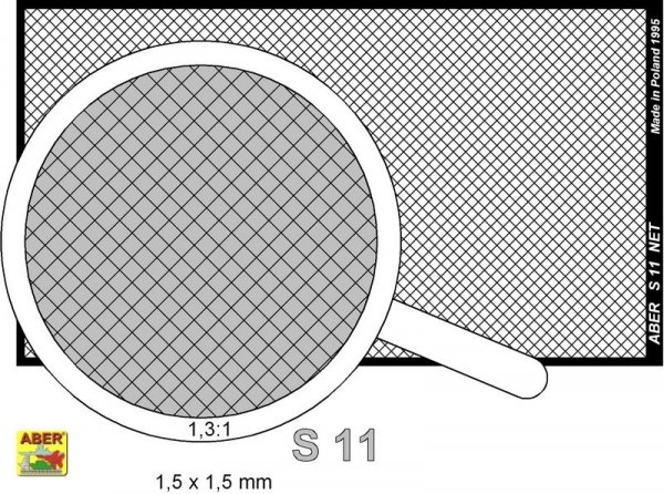 Aber S-11 Net 1,5 x 1,5 mm