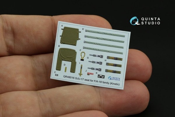 Quinta Studio QR48016 SJU-17 ejection seat for F/A-18 family (Kinetic) 1/48
