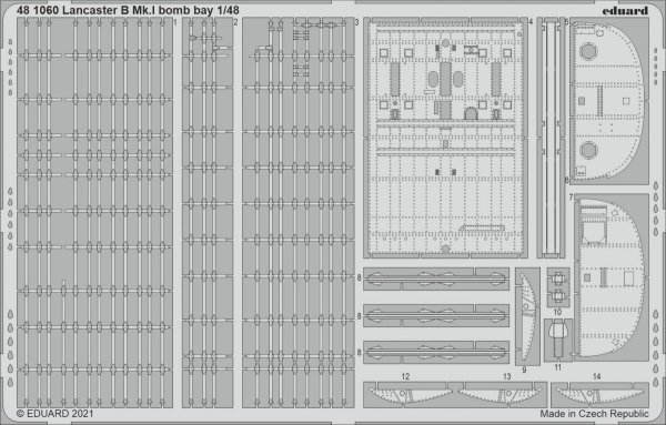 Eduard BIG49308 Lancaster B Mk. I PART II HONG KONG MODELS 1/48
