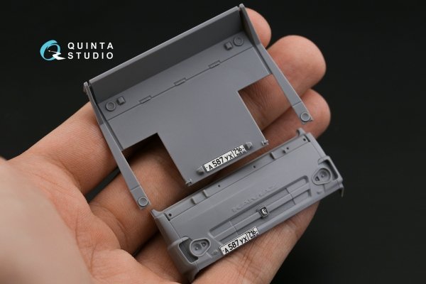 Quinta Studio QD43001 KAMAZ-43509 3D-Printed coloured Interior on decal paper (Zvezda) 1/43