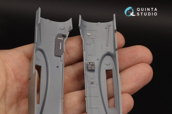 Quinta Studio QD48311 Bf 110C/D 3D-Printed &amp; coloured Interior on decal paper (Eduard) 1/48