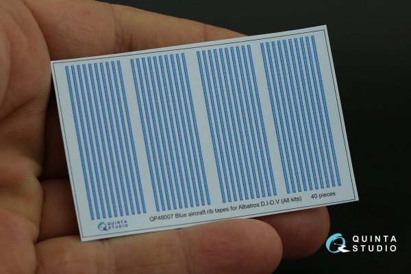 Quinta Studio QP48007 Blue rib tapes Albatros D.I-D.V (All kits) 1/48
