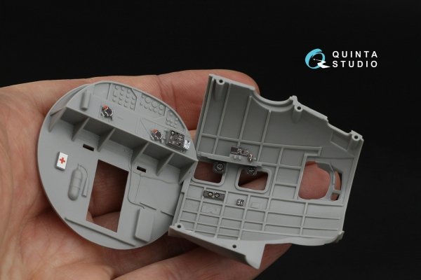Quinta Studio QD48561 Boeing B-17G 3D-Printed &amp; coloured Interior on decal paper (HK models) 1/48