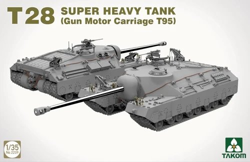 Takom 2209 T28 SUPER HEAVY TANK (Gun Motor Carriage T95) 1/35