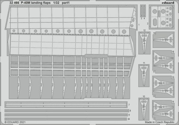 Eduard BIG33134 P-40M part II 1/32
