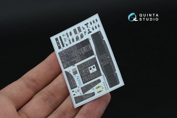 Quinta Studio QD35167 МН-60S Knighthawk 3D-Printed &amp; coloured Interior on decal paper (Kitty Hawk) 1/35