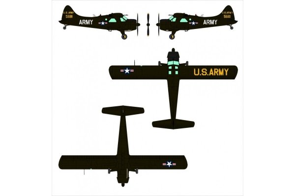 Dora Wings 48059 L-20A/U-6A Beaver 1/48