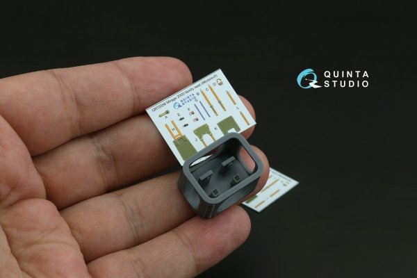 Quinta Studio QD+72247 Mirage 2000D 3D-Printed &amp; coloured Interior on decal paper (Modelsvit) (with 3D-printed resin part) 1/72