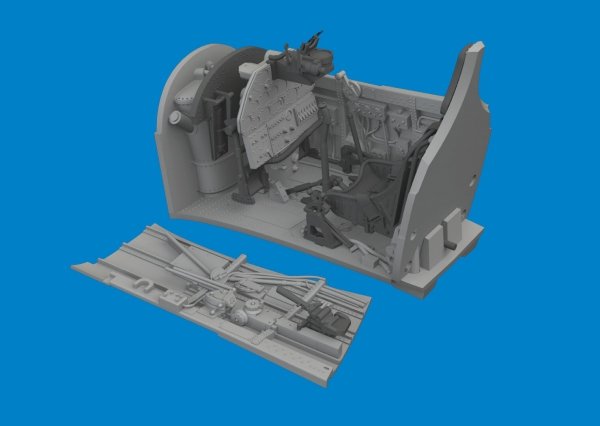 Eduard 6481096 P-40E cockpit PRINT EDUARD 1/48