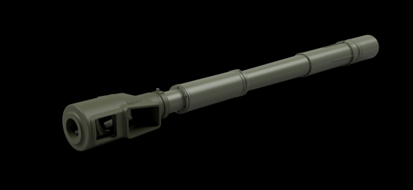Panzer Art GB35-115 D-20 Gun barrel for SP Howitzer 2S3 “Akatsiya” 1/35