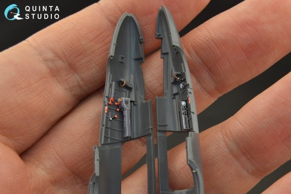 Quinta Studio QD72036 He 162 3D-Printed &amp; coloured Interior on decal paper (Special Hobby) 1/72