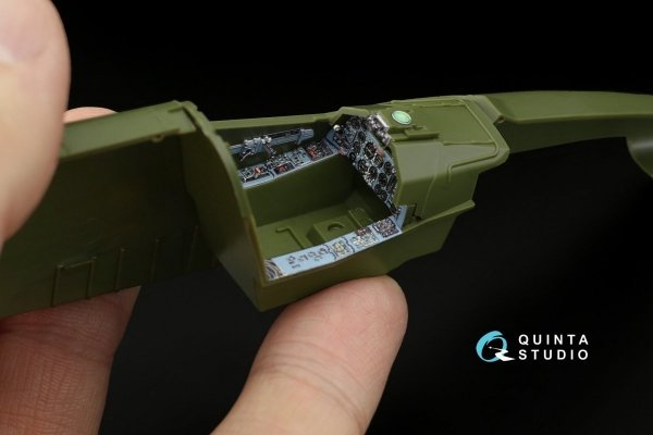 Quinta Studio QDS-48249 Su-25 3D-Printed &amp; colored Interior on decal paper (Zvezda) 1/48