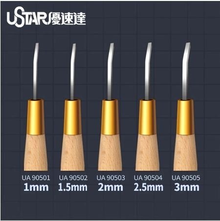 U-Star UA-90501 Flat Blade Knife 1 mm / Nóż z płaskim ostrzem 1 mm