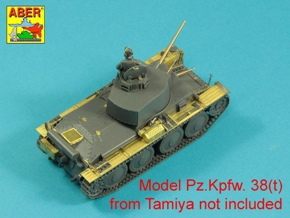 Aber 48041 Pz.Kpfw..38 (t) Ausf. E/F/G Niemiecki czołg Pz.38 (t) cz.2-błotniki / German tank Pz.Kpfw. 38 (t) Ausf.. E/F/G Vol.2-Fenders 1/48