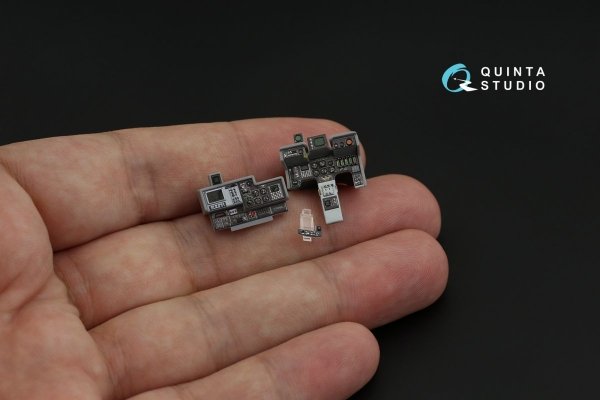 Quinta Studio QD48252 OV-10D Bronco 3D-Printed &amp; coloured Interior on decal paper (ICM) 1/48