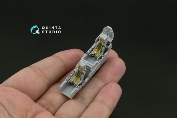 Quinta Studio QD72255 Mirage 2000B 3D-Printed &amp; coloured Interior on decal paper (Modelsvit) 1/72
