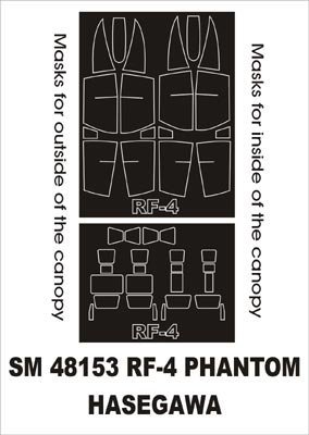 Montex SM48153 RF-4 Phantom HASEGAWA