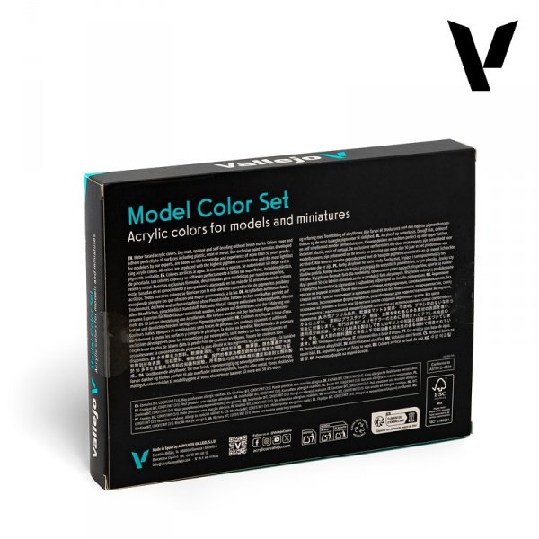 Vallejo 70257 Wargame Special - Model Color Set - Acrylic colors for models and miniatures 16x18ml