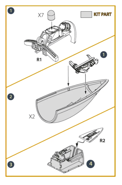 Clear Prop! CPA72167 F-86A Canopy frame detailing set for CP kits 1/72