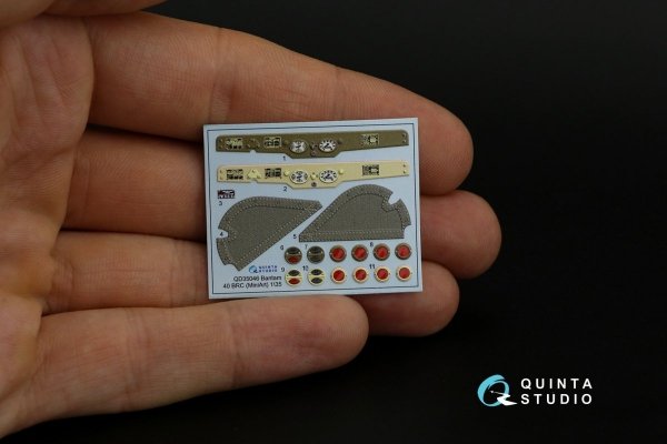 Quinta Studio QD35046 Bantam 40 BRC 3D-Printed &amp; coloured Interior on decal paper ( Mini Art ) 1/35