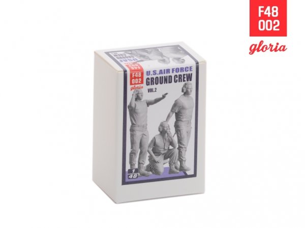 Gloria F48002 Ground Crew US Air Force vol.2 3D Printed Figures x 3 1/48