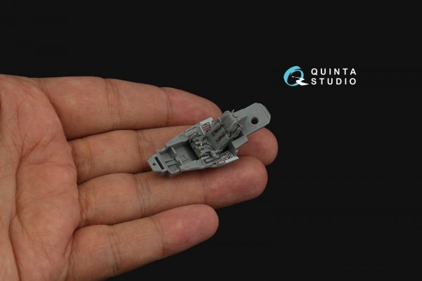 Quinta Studio QD72051 F-35A Lighting II 3D-Printed &amp; coloured Interior on decal paper (Tamiya) 1/72