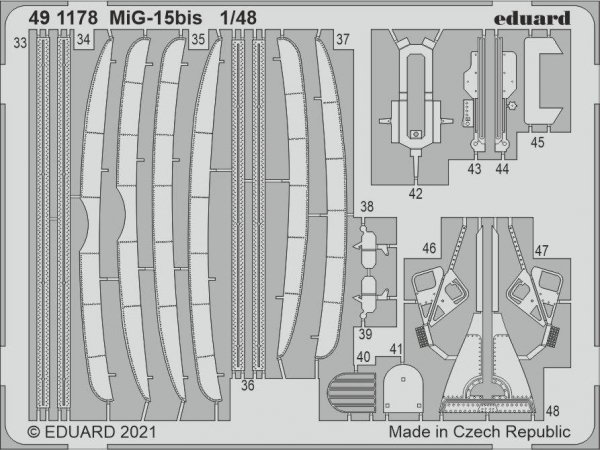 Eduard 491178 MiG-15bis BRONCO / HOBBY 2000 1/48
