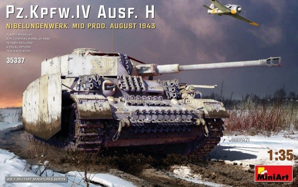 MiniArt 35337 Pz.Kpfw.IV Ausf. H NIBELUNGENWERK. MID PROD. AUGUST 1943 1/35