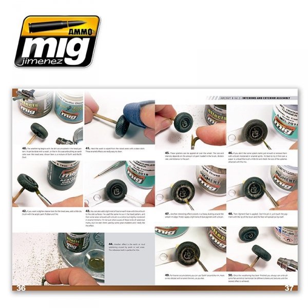 AMMO of Mig Jimenez 6051 ENCYCLOPEDIA OF AIRCRAFT MODELLING TECHNIQUES VOL.2 : INTERIORS AND ASSEMBLY (ENGLISH)