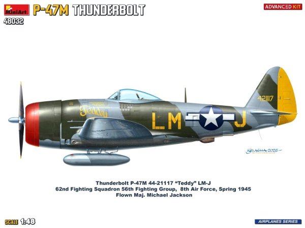 Mini Art 48032 P-47M Thunderbolt Advanced Kit 1/48