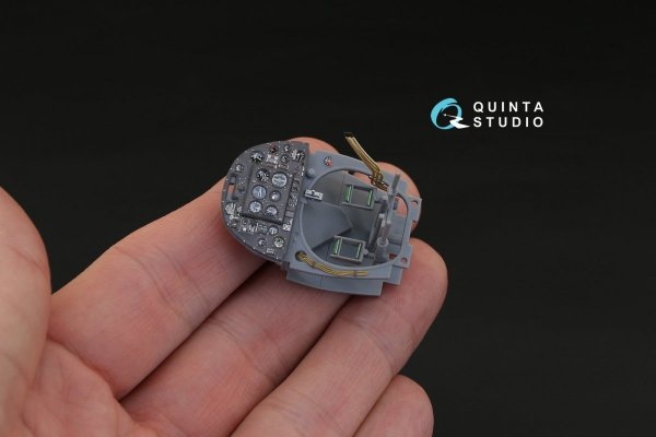 Quinta Studio QD32019 Spitfire Mk.VIII 3D-Printed &amp; coloured Interior on decal paper (for Tamiya kit) 1/32