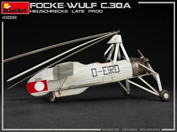 MiniArt 41018 FOCKE-WULF FW C.30A HEUSCHRECKE. LATE PROD 1/35