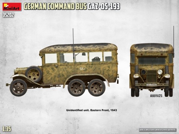 MiniArt 35202 German Command Bus GAZ-05-193 1/35