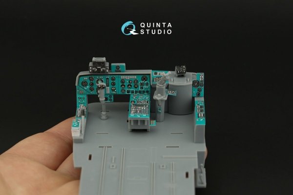 Quinta Studio QDS-35077 Ka-29 3D-Printed &amp; coloured Interior on decal paper (Trumpeter) (Small version) 1/35