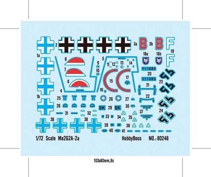 Hobby Boss 80248 Me262 A-2a Bomber (1:72)