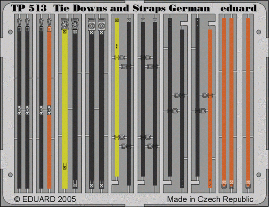 Eduard TP513 German Tie Down and Straps 1/35
