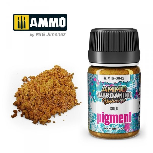 AMMO by Mig Jimenez 3042 Pigment Gold 35ml
