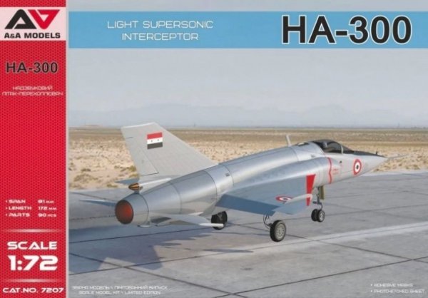 A&amp;A Models 7207 Helwan HA-300 Light supersonic interceptor 1/72